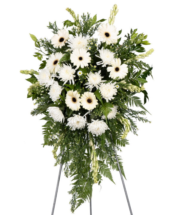 Gracefulness condolence flower stand by farmflorist