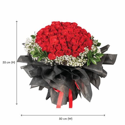 99 Roses Bouquet - Image 7