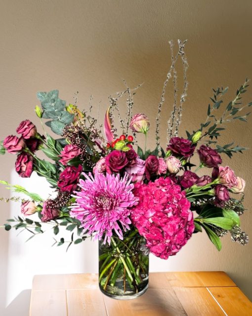 Blush Majesty Ultra Premium Vase Arrangement - Vase