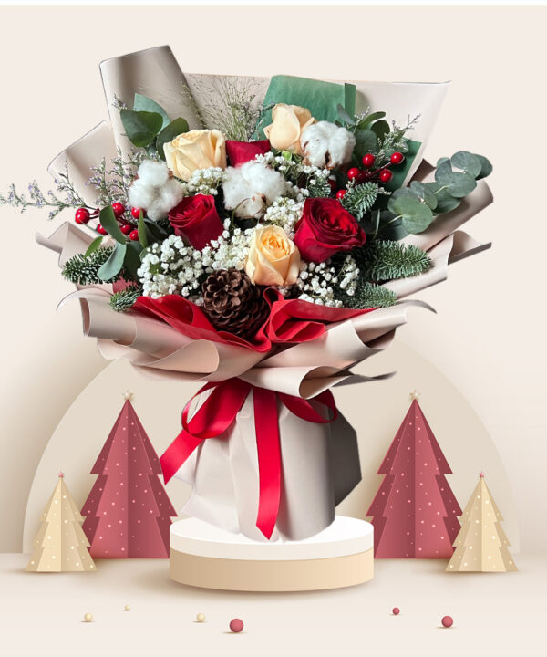 Festive Cheer Christmas Bouquet