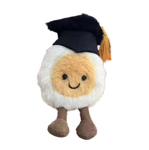 Graduation Egg Plush Toy