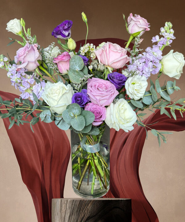 Lavender Lullaby: Lavender and Lilac Themed: Lilac Fantasy Vase Arrangement