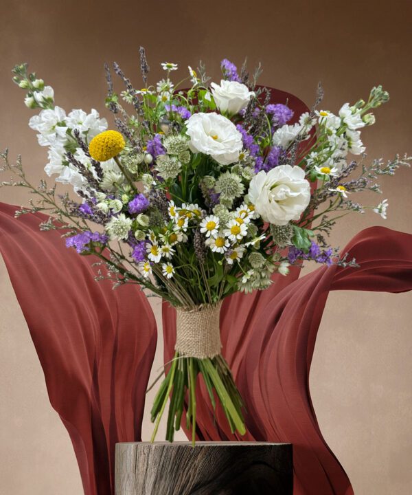 Lavender Lullaby: Lavender and Lilac Themed: Lilac Meadow Mix Bridal Bouquet
