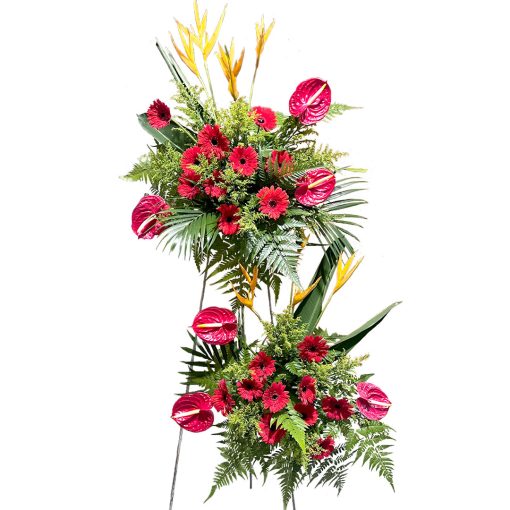 Prosperity Congratulatory Flower Stand - Image 3