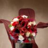 Burgundy and Gold Themed: Radiant Romance Bridal Bouquet