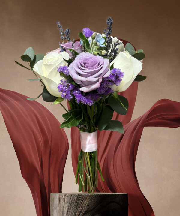Lavender Lullaby: Lavender and Lilac Bridal Themed Bridesmaid Bouquet