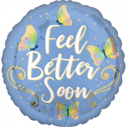 Feel Better Soon Round Shaped Balloon