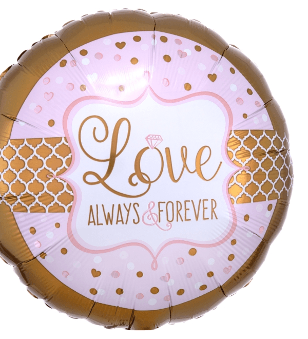 Always & Forever Round Shaped Balloon