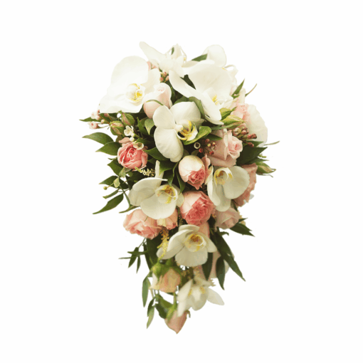 Burgundy and Gold Themed: Graceful Grandeur Bridal Bouquet - Image 5