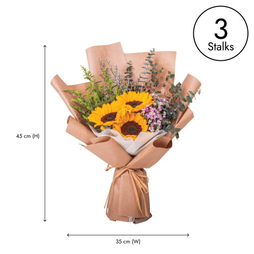 Surprise Sunflower Bouquet - Image 17