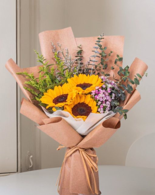 Surprise Sunflower Bouquet