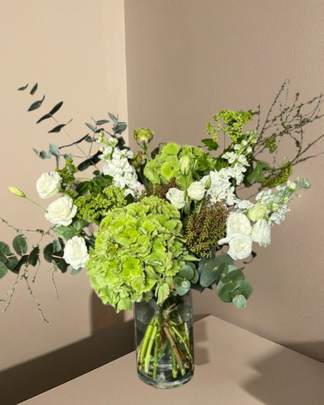 Verdant Vogue Ultra Premium Vase Arrangement - Vase