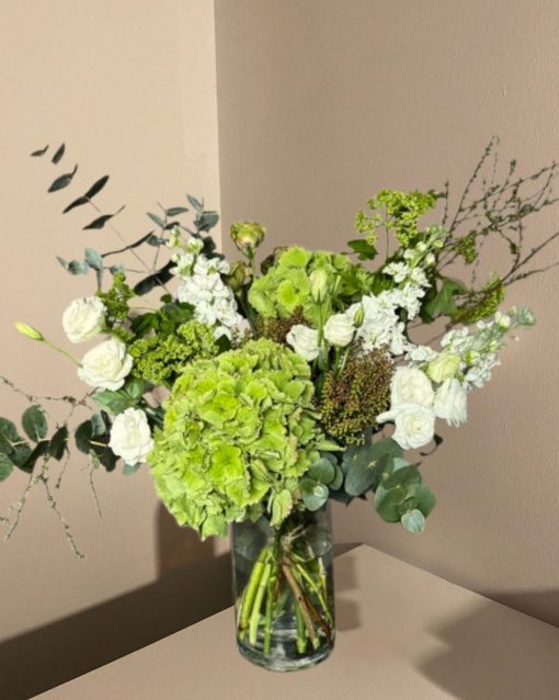 Verdant Vogue Ultra Premium Vase Arrangement - Vase