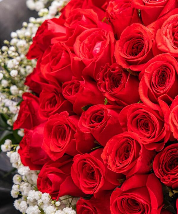 99 Roses bouquet by farmflorist