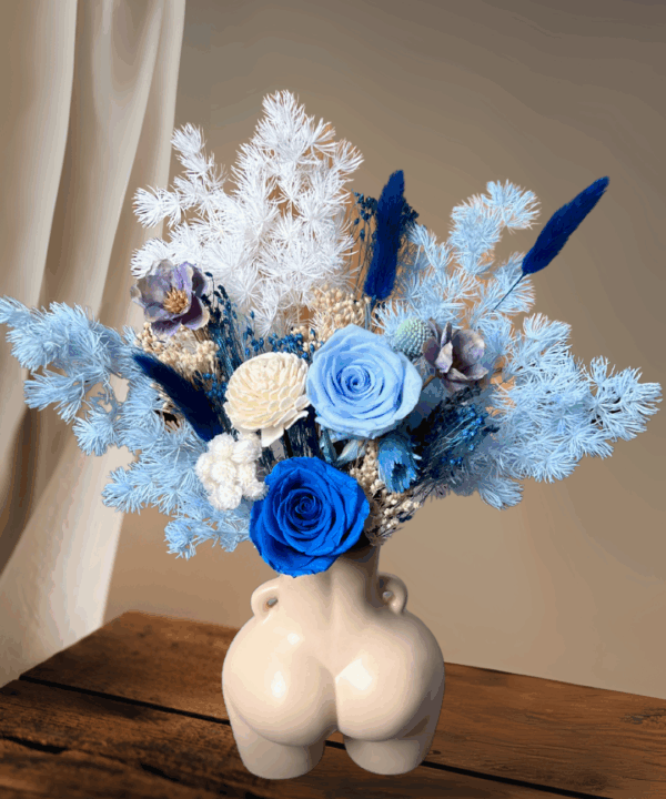 Whispering Blooms - Preserved Roses in Jar