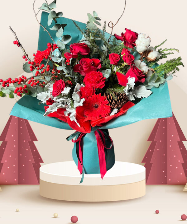 Yuletide Greetings Christmas Bouquet