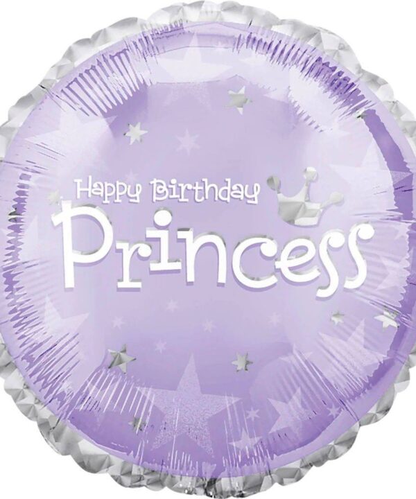 Express Yourself Birthday Princess Holographic Balloon