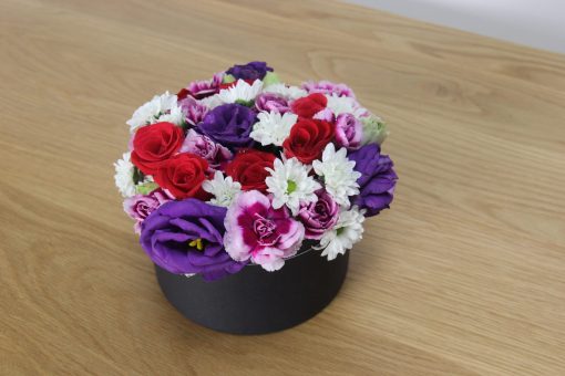 surprise round box by farm florist singapore