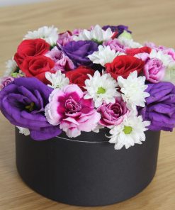 surprise round box by farm florist singapore