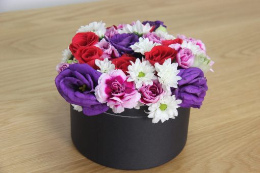 surprise round box by farm florist singapore