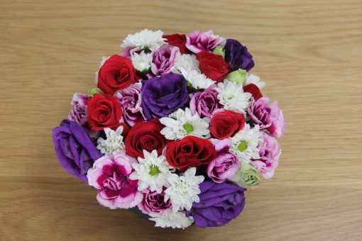 surprise round box by farm florist singapore