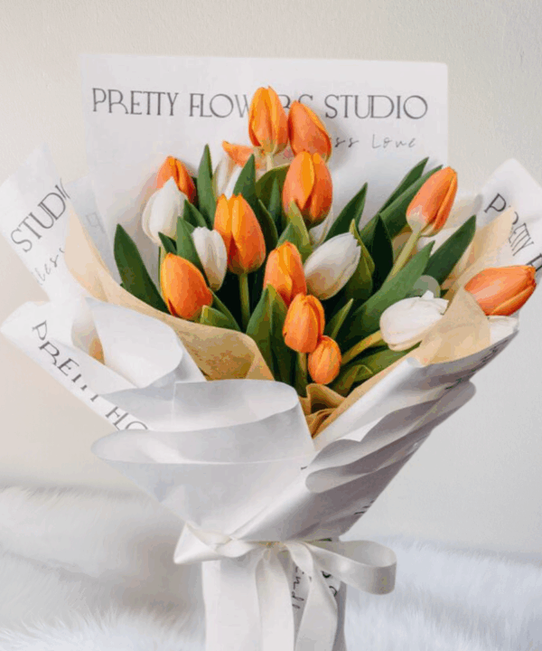Lovely Tulips Charm Bouquet